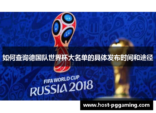 如何查询德国队世界杯大名单的具体发布时间和途径